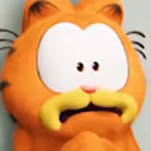 😦 Эмодзи «cute Garfield» для Telegram