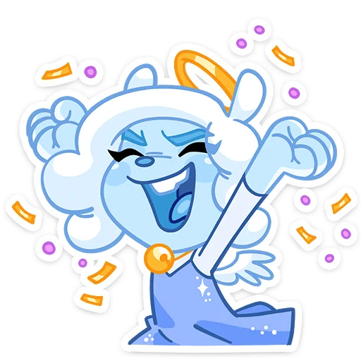 🧊 Стикер «Энджи» для Telegram