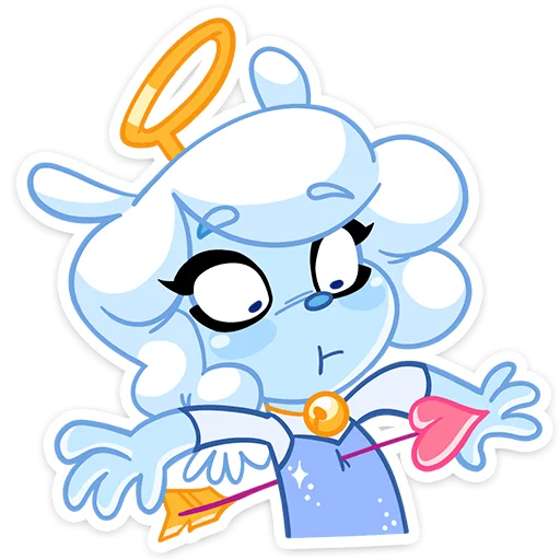 🧊 Стикер «Энджи» для Telegram