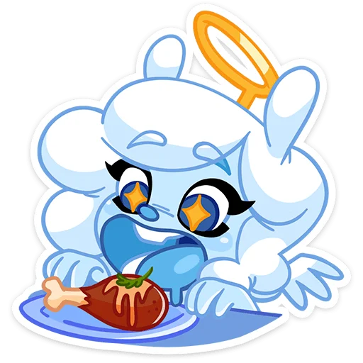 🧊 Стикер «Энджи» для Telegram