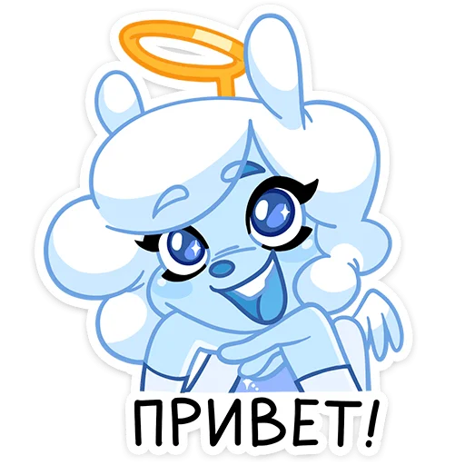 🧊 Стикер «Энджи» для Telegram