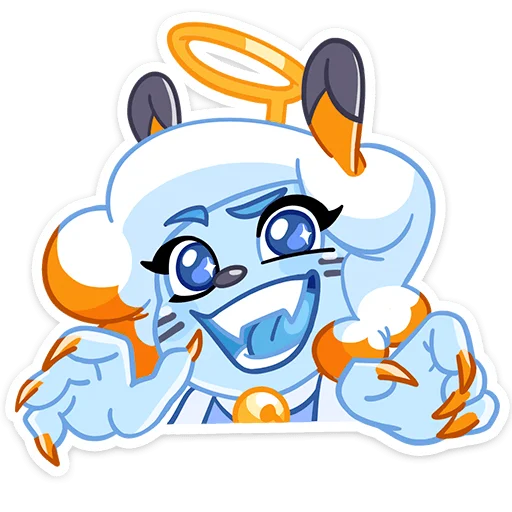 👹 Стикер «Энджи» для Telegram