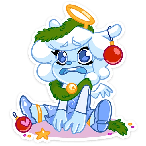 🧊 Стикер «Энджи» для Telegram
