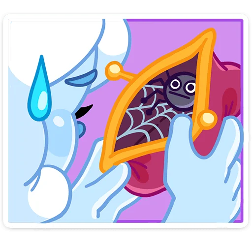 😟 Стикер «Энджи» для Telegram