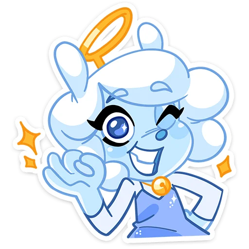 🧊 Стикер «Энджи» для Telegram