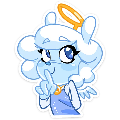 🧊 Стикер «Энджи» для Telegram