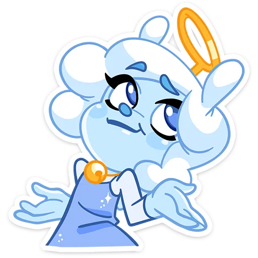 🧊 Стикер «Энджи» для Telegram
