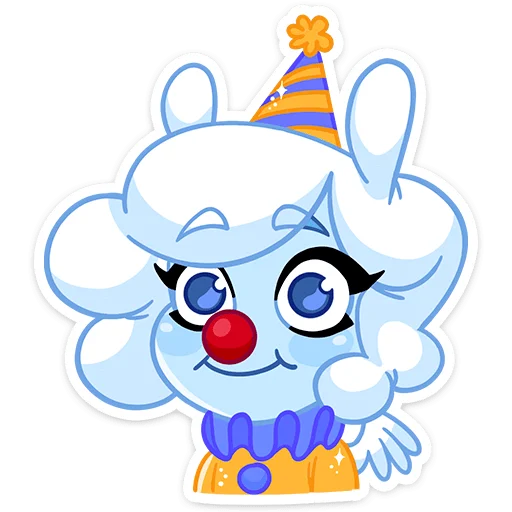 🤡 Стикер «Энджи» для Telegram