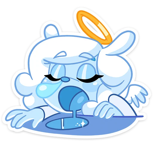 🧊 Стикер «Энджи» для Telegram