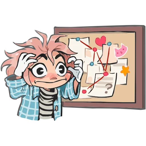 🤩 Эмодзи «Детектив Энни» для Telegram