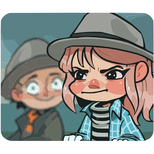 🤩 Эмодзи «Детектив Энни» для Telegram