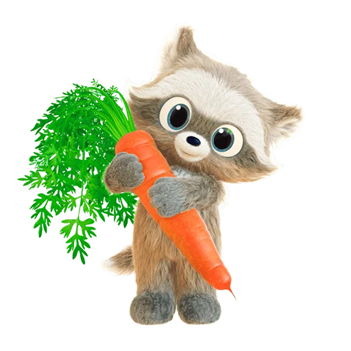 🥕 Стикер «Ennie and Yoyki» для Telegram