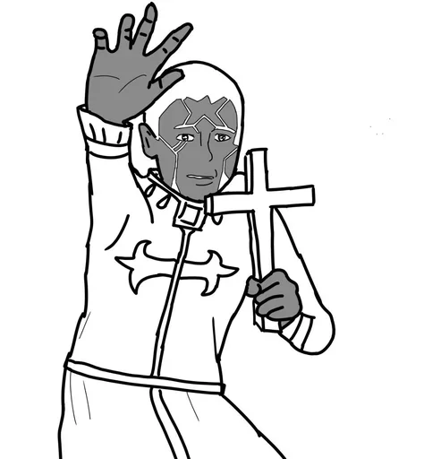 ✝ Стикер «Enrico Pucci» для Telegram