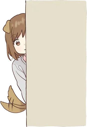 😶 Стикер «dog girl» для Telegram
