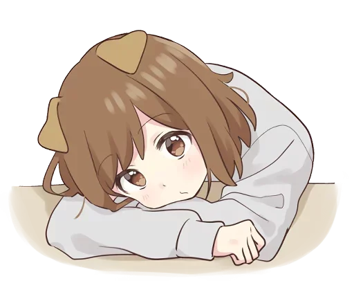 😶 Стикер «dog girl» для Telegram