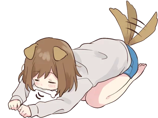 😚 Стикер «dog girl» для Telegram
