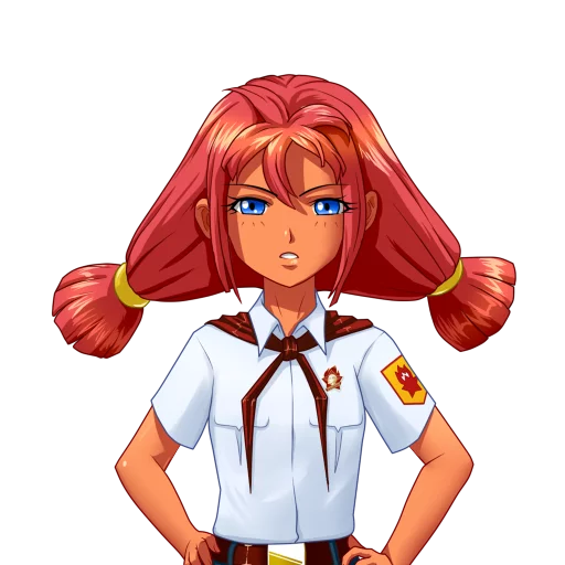 🤨 Стикер «Ulyana Everlasting Summer» для Telegram