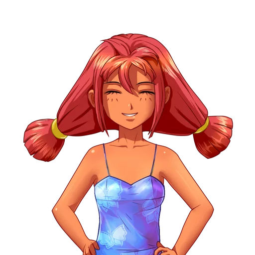 😊 Стикер «Ulyana Everlasting Summer» для Telegram