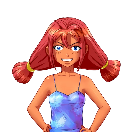 😈 Стикер «Ulyana Everlasting Summer» для Telegram