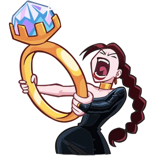 💍 Эмодзи «Набор эмоджи с Эскарой из ВК в качестве» для Telegram