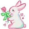 🐰 Эмодзи «𓍢 𝓅𝒶𝓈𝓉ℯ𝓁» для Telegram