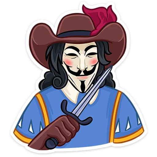 🔪 Стикер «Этьен» для Telegram