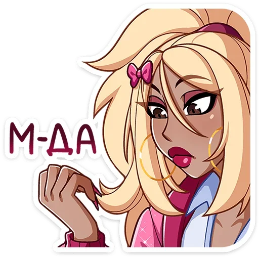 #️⃣ Стикер «Эцуко Etsuko» для Telegram