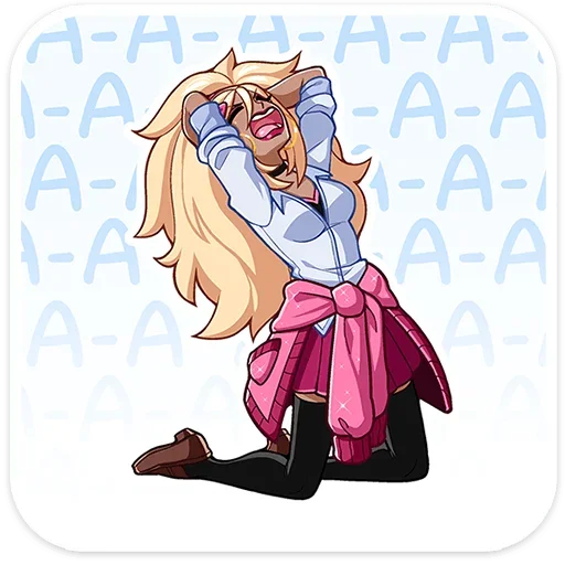 #️⃣ Стикер «Эцуко Etsuko» для Telegram