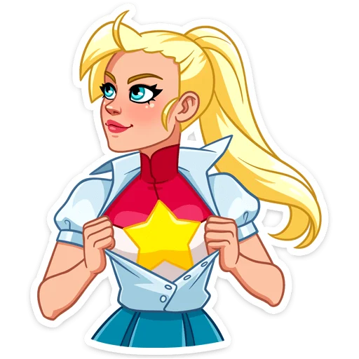 🦸‍♀ Стикер «Ева» для Telegram