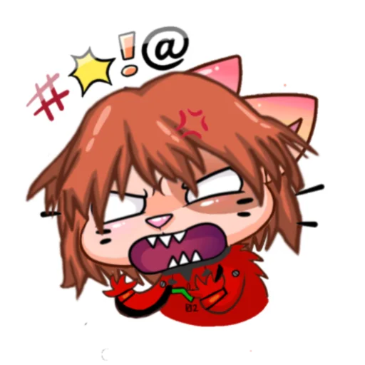 🤬 Стикер «бисквит евангелион» для Telegram