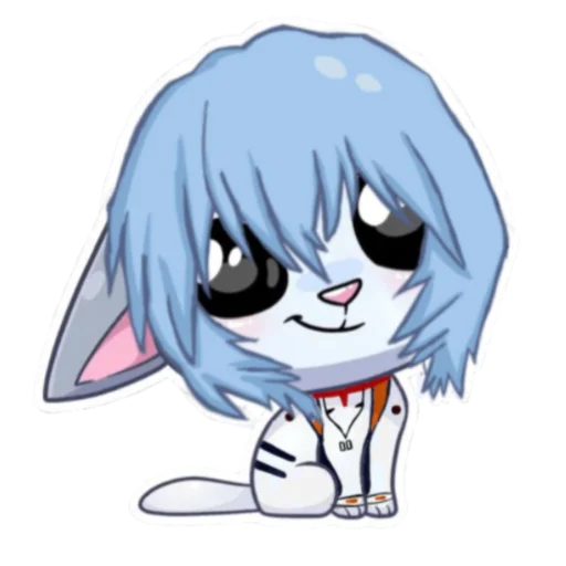 😊 Стикер «бисквит евангелион» для Telegram