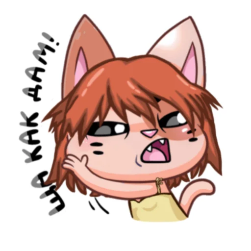 😡 Стикер «бисквит евангелион» для Telegram