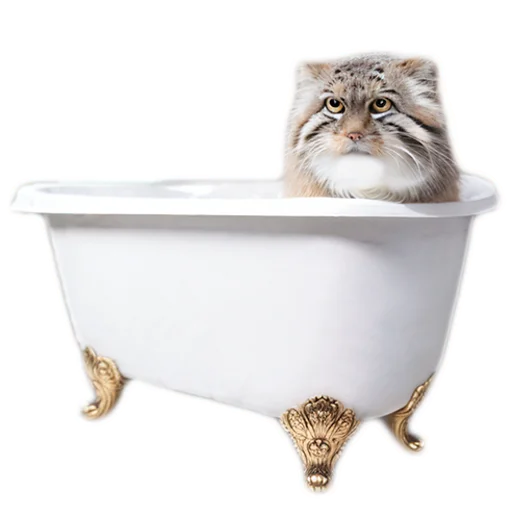 🛁 Стикер «Everyday Manul» для Telegram