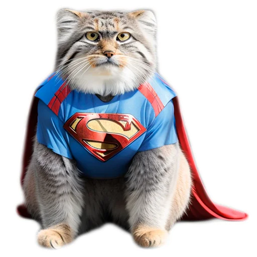 🦸‍♂️ Стикер «Everyday Manul» для Telegram