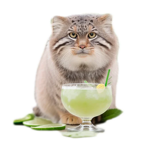 🍹 Стикер «Everyday Manul» для Telegram