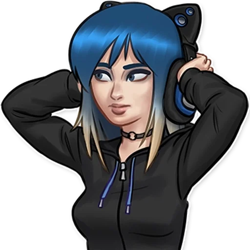 Стикерпак Eve Summertime Saga для Telegram — скачать