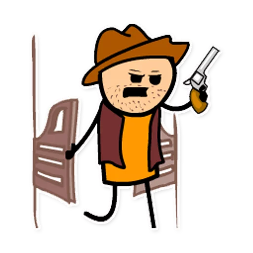 🔫 Стикер «Cyanide and Happiness» для Telegram