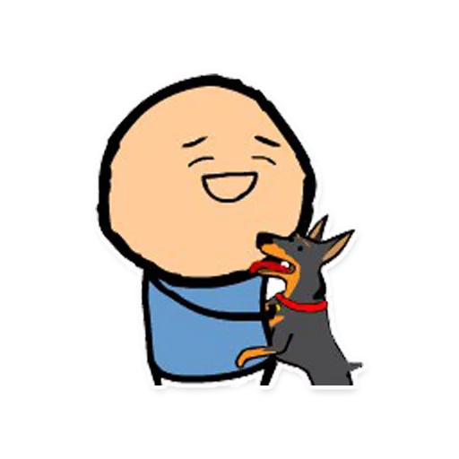 🐕 Стикер «Cyanide and Happiness» для Telegram
