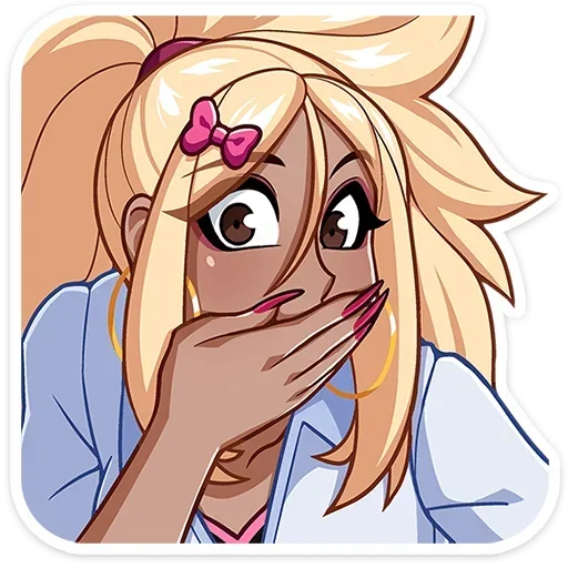 🫢 Стикер «Эцуко без надписей» для Telegram
