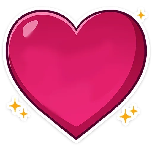 ❤️ Стикер «Эцуко без надписей» для Telegram