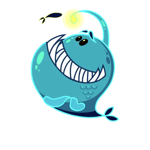 😍 Эмодзи «Fish Light» для Telegram