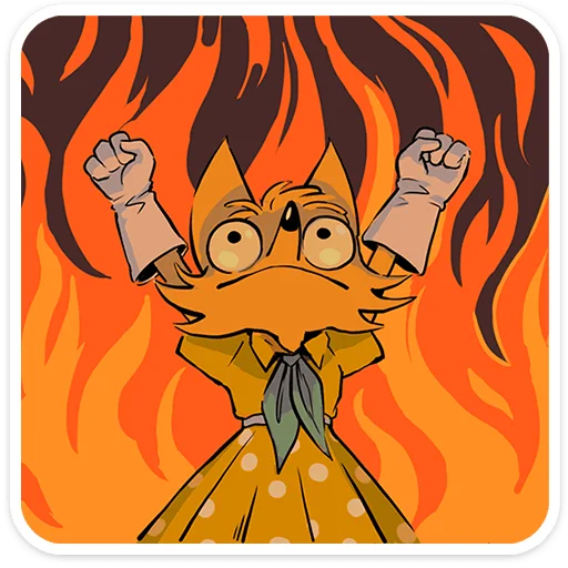 👿 Стикер «Амели» для Telegram