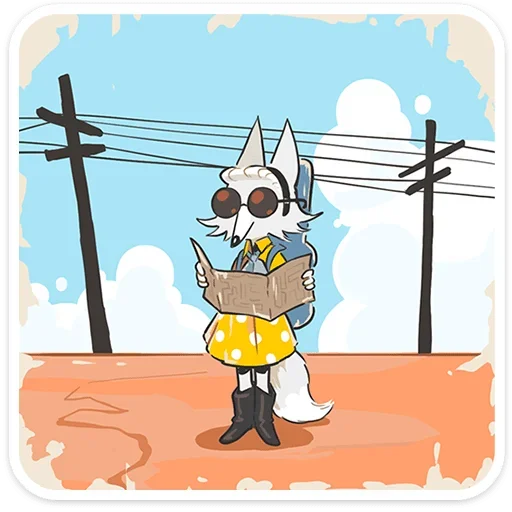 🗺 Стикер «Амели» для Telegram