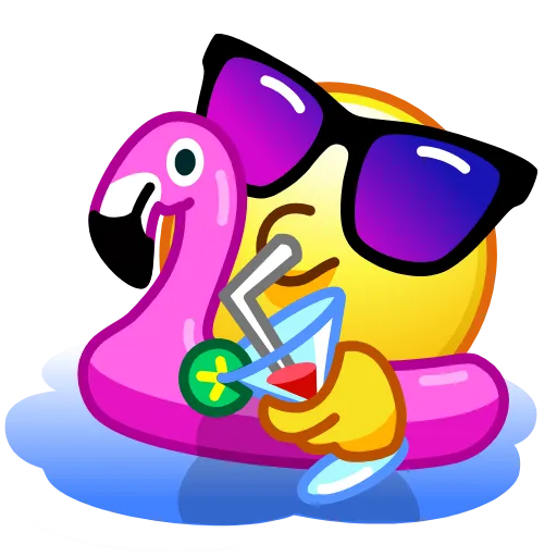 🏖 Стикер «Faces Smiles» для Telegram