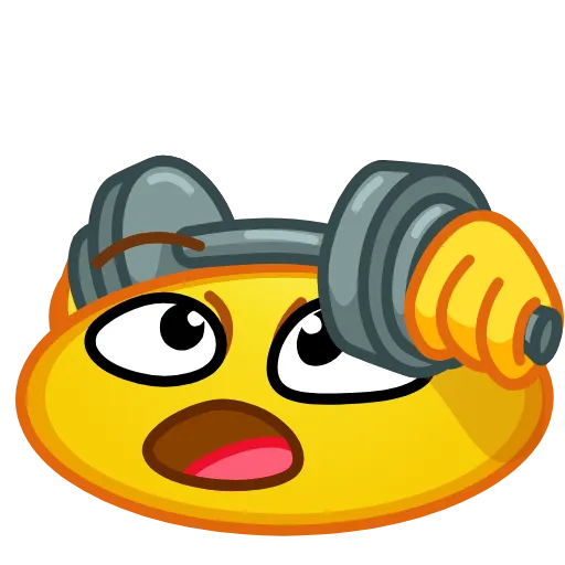 🏋️‍♂️ Стикер «Faces Smiles» для Telegram