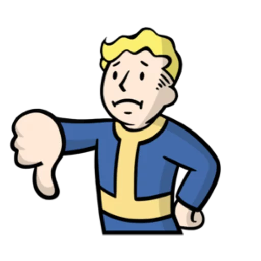 👎 Стикер «Fallout emoji» для Telegram