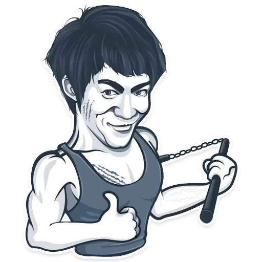 👍 Стикер «Famous Characters» для Telegram