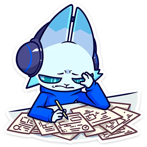 🦊 Стикер «Это третий набор с персонажем из серии Фандом Феста.» для Telegram