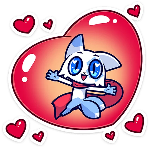 🐱 Стикер «Это отдельный пак с персонажем из набора Фандом Семья» для Telegram