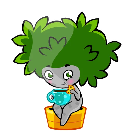 😋 Стикер «Фанфикус» для Telegram